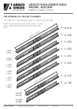 Preview for 10 page of ABSCO SHEDS 45232HK Manual