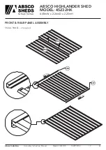 Предварительный просмотр 20 страницы ABSCO SHEDS 45232HK Manual