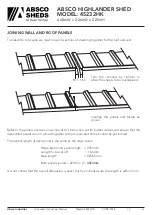 Предварительный просмотр 21 страницы ABSCO SHEDS 45232HK Manual