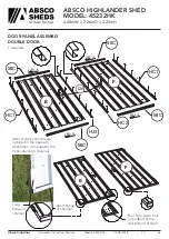 Предварительный просмотр 22 страницы ABSCO SHEDS 45232HK Manual