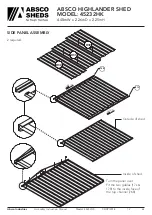 Предварительный просмотр 24 страницы ABSCO SHEDS 45232HK Manual
