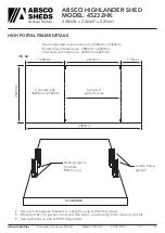 Предварительный просмотр 34 страницы ABSCO SHEDS 45232HK Manual