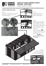Предварительный просмотр 36 страницы ABSCO SHEDS 45232HK Manual