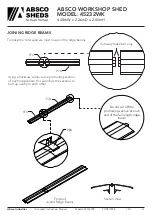 Preview for 13 page of ABSCO SHEDS 45232WK Assembly & Instruction Manual