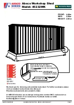 Preview for 1 page of ABSCO SHEDS 45232WK Manual