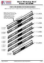 Preview for 9 page of ABSCO SHEDS 45232WK Manual