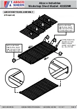 Предварительный просмотр 18 страницы ABSCO SHEDS 45302WK Assembly & Instruction Manual