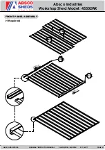 Предварительный просмотр 21 страницы ABSCO SHEDS 45302WK Assembly & Instruction Manual