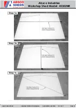 Предварительный просмотр 30 страницы ABSCO SHEDS 45302WK Assembly & Instruction Manual