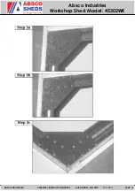 Предварительный просмотр 32 страницы ABSCO SHEDS 45302WK Assembly & Instruction Manual
