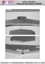 Предварительный просмотр 34 страницы ABSCO SHEDS 45302WK Assembly & Instruction Manual