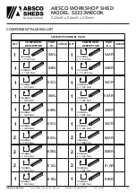 Preview for 6 page of ABSCO SHEDS 52233WECOK Manual