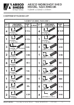 Preview for 7 page of ABSCO SHEDS 52233WECOK Manual