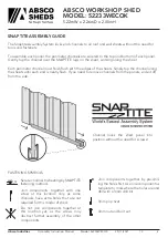 Preview for 8 page of ABSCO SHEDS 52233WECOK Manual