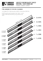 Preview for 11 page of ABSCO SHEDS 52233WECOK Manual