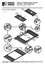 Preview for 23 page of ABSCO SHEDS 52233WECOK Manual