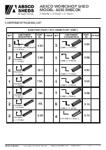 Preview for 7 page of ABSCO SHEDS 60303WECOK Manual