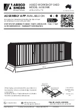 ABSCO SHEDS 60303WK Manual preview