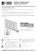 Preview for 5 page of ABSCO SHEDS A15081FKFD Manual