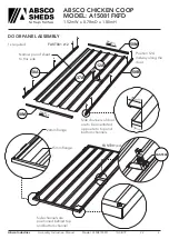 Preview for 9 page of ABSCO SHEDS A15081FKFD Manual