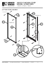 Preview for 11 page of ABSCO SHEDS A15081FKFD Manual