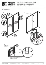 Preview for 14 page of ABSCO SHEDS A15081FKFD Manual