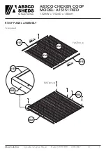 Preview for 7 page of ABSCO SHEDS A15151FKFD Manual