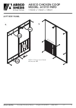 Preview for 11 page of ABSCO SHEDS A15151FKFD Manual