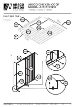 Preview for 13 page of ABSCO SHEDS A15151FKFD Manual