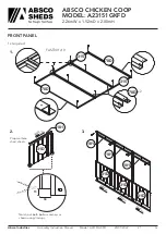 Предварительный просмотр 19 страницы ABSCO SHEDS A23151GKFD Manual