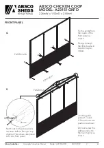 Предварительный просмотр 20 страницы ABSCO SHEDS A23151GKFD Manual