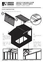 Предварительный просмотр 22 страницы ABSCO SHEDS A23151GKFD Manual