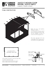 Предварительный просмотр 23 страницы ABSCO SHEDS A23151GKFD Manual