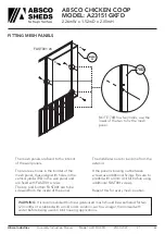 Предварительный просмотр 24 страницы ABSCO SHEDS A23151GKFD Manual