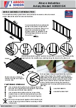 Preview for 12 page of ABSCO SHEDS A30231GK Assembly & Instruction Manual