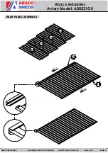 Preview for 13 page of ABSCO SHEDS A30231GK Assembly & Instruction Manual