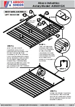 Preview for 15 page of ABSCO SHEDS A30231GK Assembly & Instruction Manual