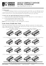 Preview for 4 page of ABSCO SHEDS CG34552N2 Manual