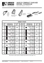 Preview for 6 page of ABSCO SHEDS CG34552N2 Manual