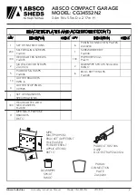 Preview for 8 page of ABSCO SHEDS CG34552N2 Manual