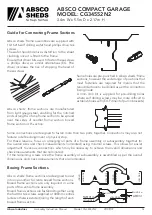 Preview for 10 page of ABSCO SHEDS CG34552N2 Manual