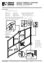 Preview for 11 page of ABSCO SHEDS CG34552N2 Manual