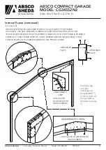 Preview for 14 page of ABSCO SHEDS CG34552N2 Manual