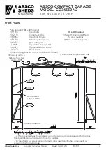 Preview for 15 page of ABSCO SHEDS CG34552N2 Manual