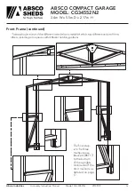 Preview for 16 page of ABSCO SHEDS CG34552N2 Manual