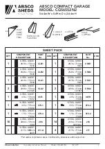 Preview for 6 page of ABSCO SHEDS CG56552N2 Assembly & Instruction Manual