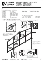 Предварительный просмотр 11 страницы ABSCO SHEDS CG56552N2 Assembly & Instruction Manual