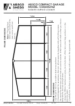 Preview for 12 page of ABSCO SHEDS CG56552N2 Assembly & Instruction Manual