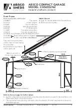 Preview for 15 page of ABSCO SHEDS CG56552N2 Assembly & Instruction Manual