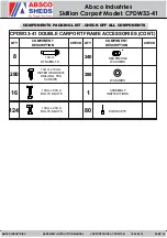 Preview for 5 page of ABSCO SHEDS CPDW33-41 Assembly & Instruction Manual